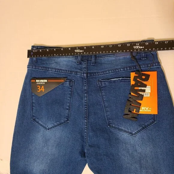 RAVMEN BLACK LABEL SKINNY FIT JEANS - 34/32 - Picture 3 of 11